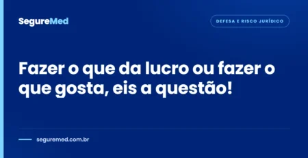 Fazer o que da lucro ou fazer o que gosta, eis a questão!